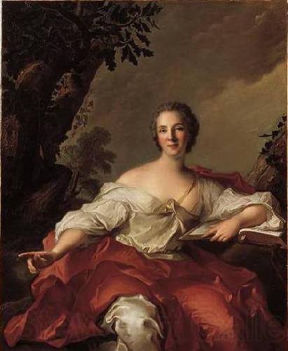 Jjean-Marc nattier Portrait of Madame Geoffrin France oil painting art